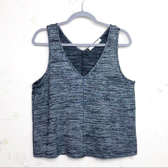 RAG & Bone black & grey v- neck tank top - Picture 1 of 11